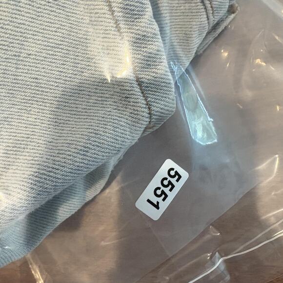 Vintage Levis 561 Shorts Womens 12 Light Wash Denim High Rise Loose Fit USA 90s - Picture 14 of 14